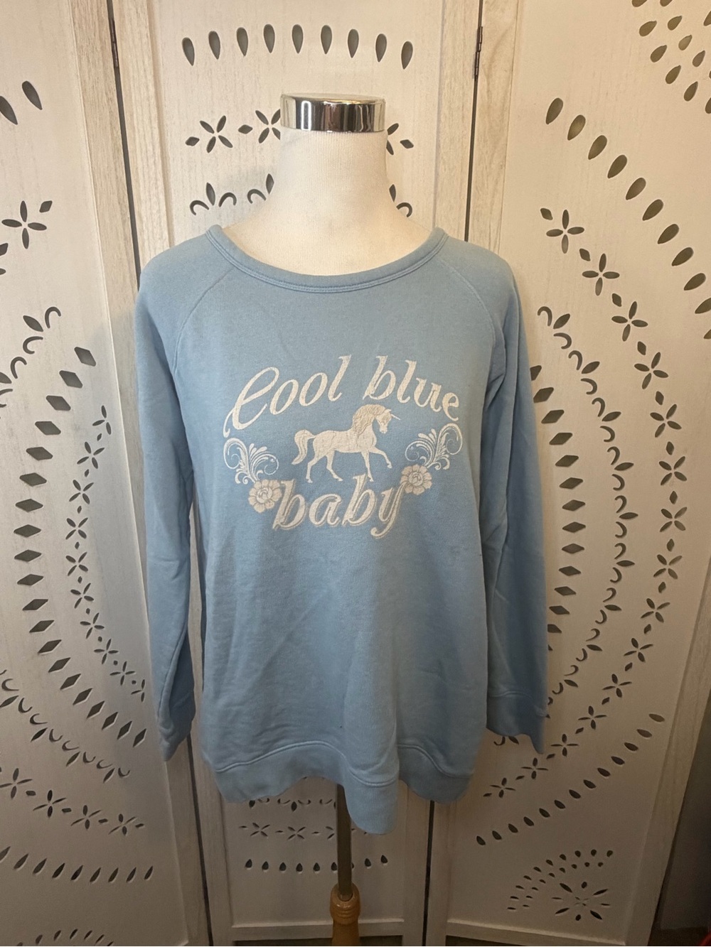 Spell Cool Blue Baby Sweatshirt